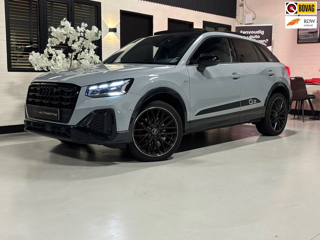 Audi Q2 35 TFSI S Line |Pano|B&O|Leder|Cam|Sfeer|ACC|Matrix|, 4 cilinders, 150 pk, Leder, Bedrijf