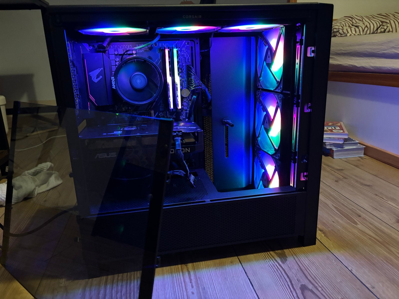Snelle Gaming PC | Ryzen 5 5500 RX 6600 16GB RAM(garantie), Computers en Software, Ophalen, Nieuw, Gaming, SSD