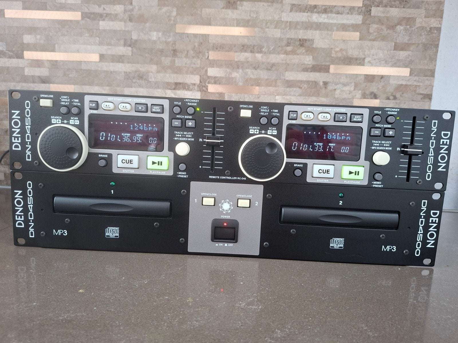 Denon DN-D4500 dubbele cd/mp3 speler ( dn d4500 / d4500 ), Ophalen of Verzenden, Zo goed als nieuw, Overige merken