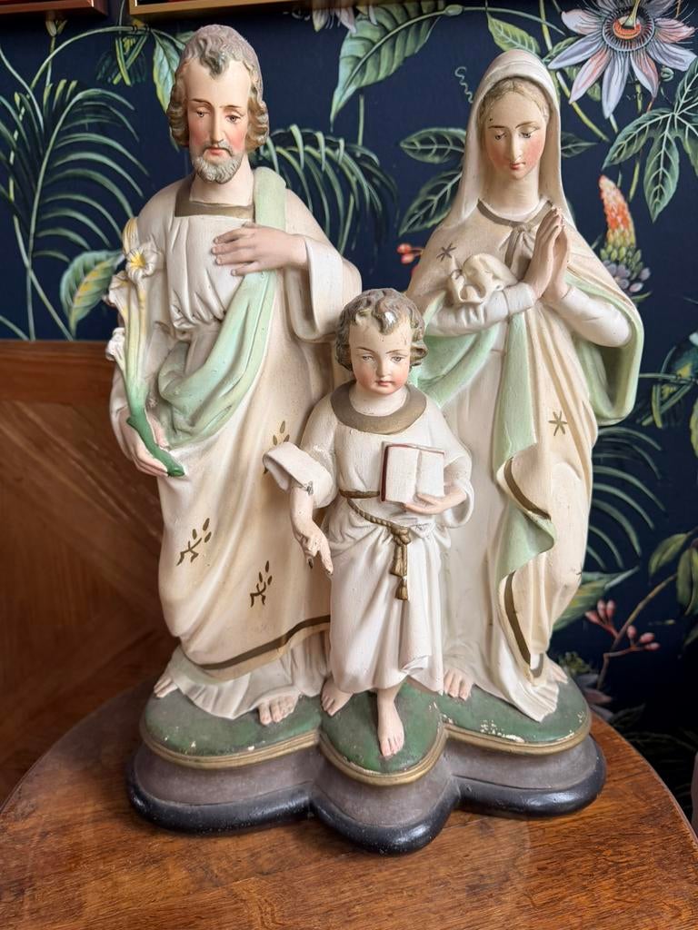 Hele mooie heilige familie set, Antiek en Kunst, Antiek | Religie, Ophalen of Verzenden
