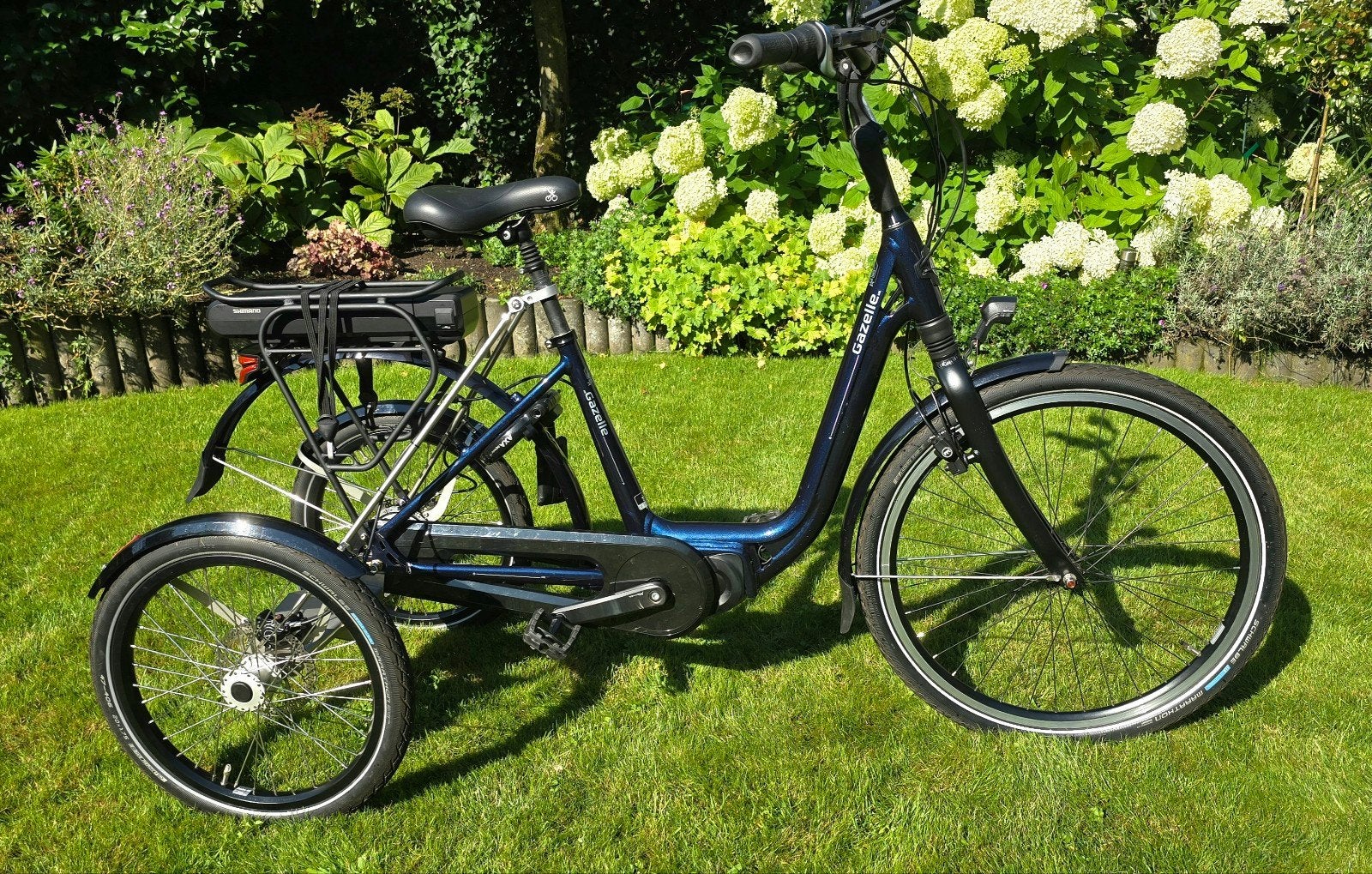 Elektrische driewieler., Ophalen, Zo goed als nieuw, Schijfrem, Gazelle - Tworby