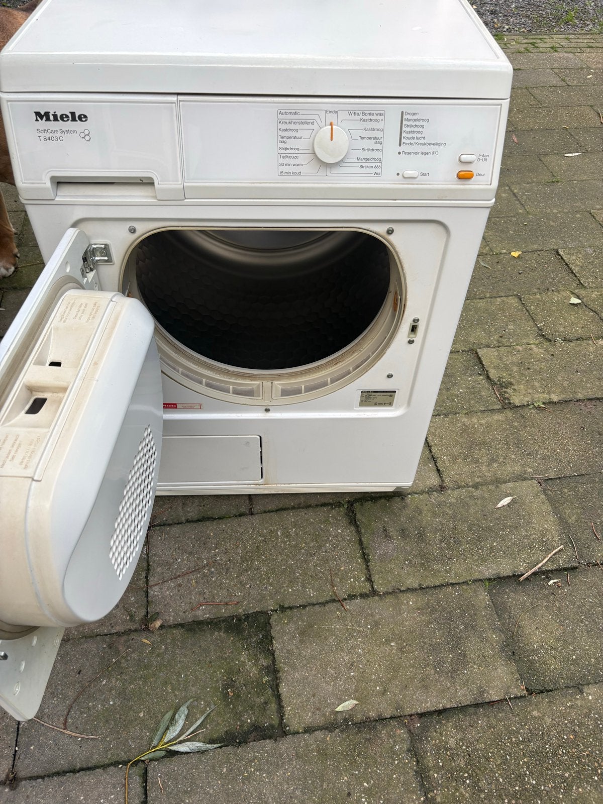 Miele droger - verwarmt slecht -  Ophalen dit weekend, Ophalen of Verzenden, Niet werkend, Voorlader, Condens
