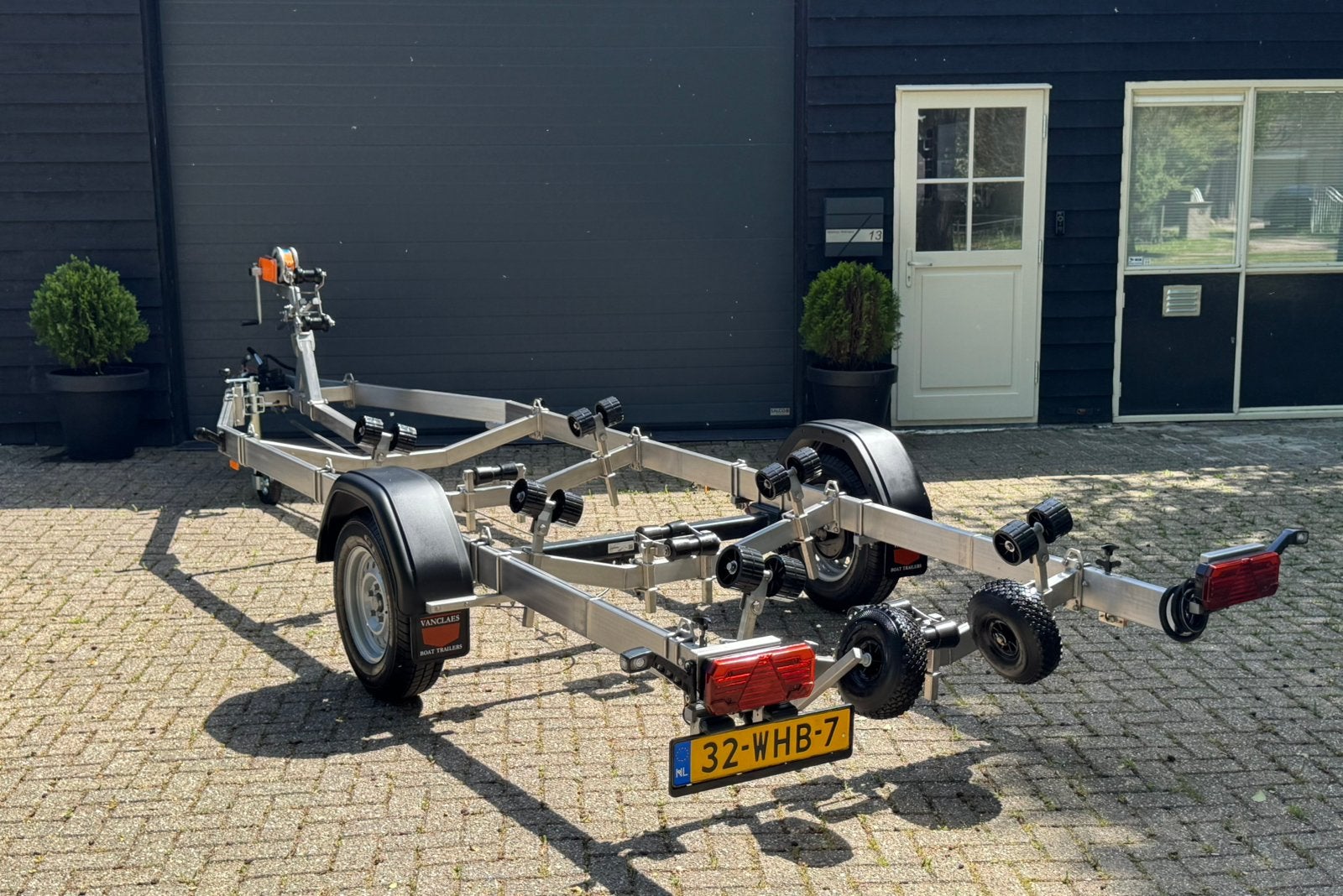Vancleas Excelleron 1800-650 Demo RVS boottrailer aanbieding, Watersport en Boten, Boottrailers, Ophalen, 1500 tot 3000 kg, 6 tot 9 meter