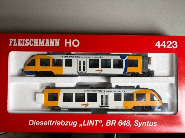 Syntus Fleismann trein HO 4423, Hobby en Vrije tijd, Overige merken, Gelijkstroom, Wagon, Ophalen of Verzenden