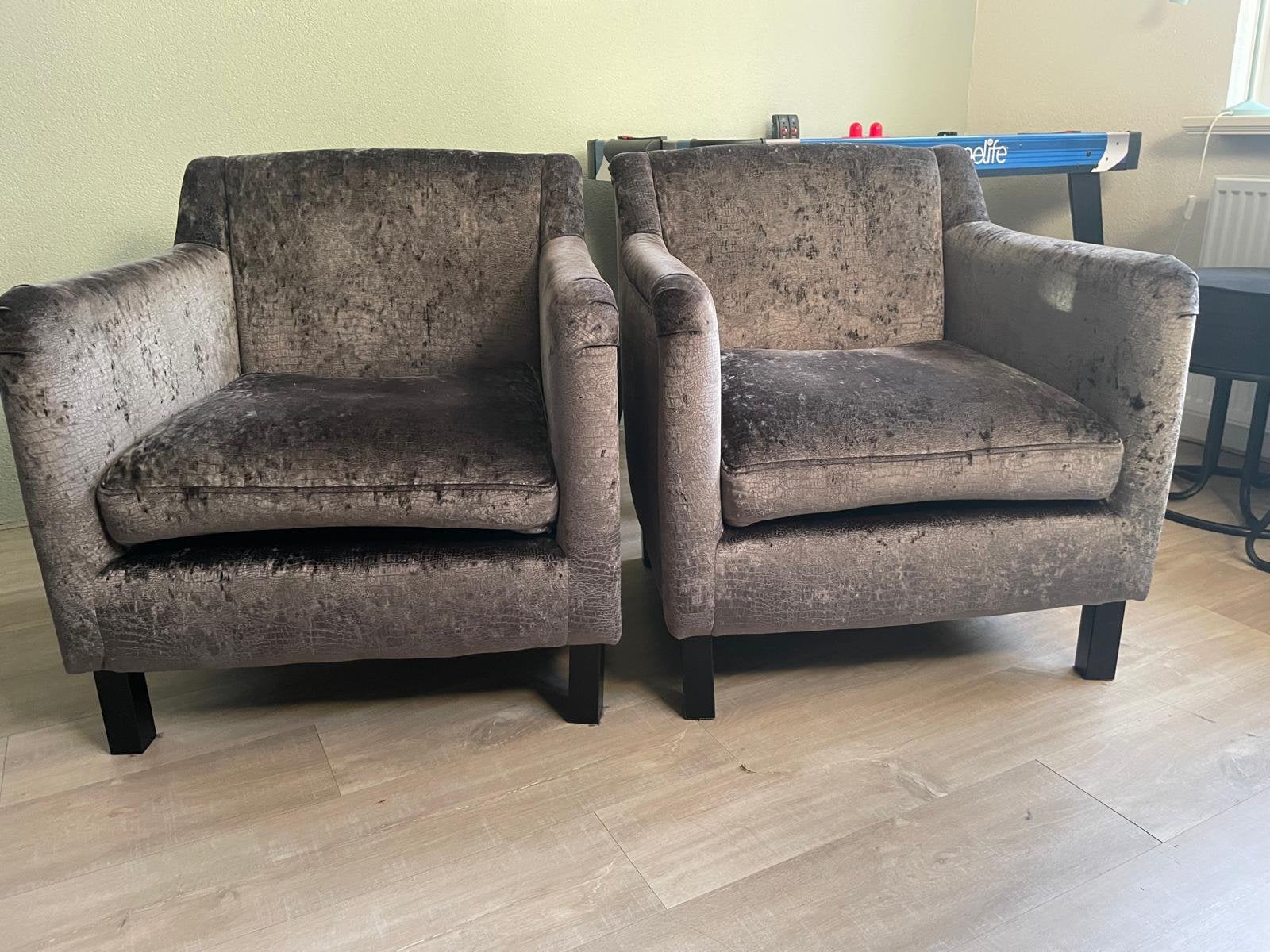 2 mooie fauteuils!, Huis en Inrichting, Fauteuils, Ophalen, 75 tot 100 cm, Zo goed als nieuw, Stof