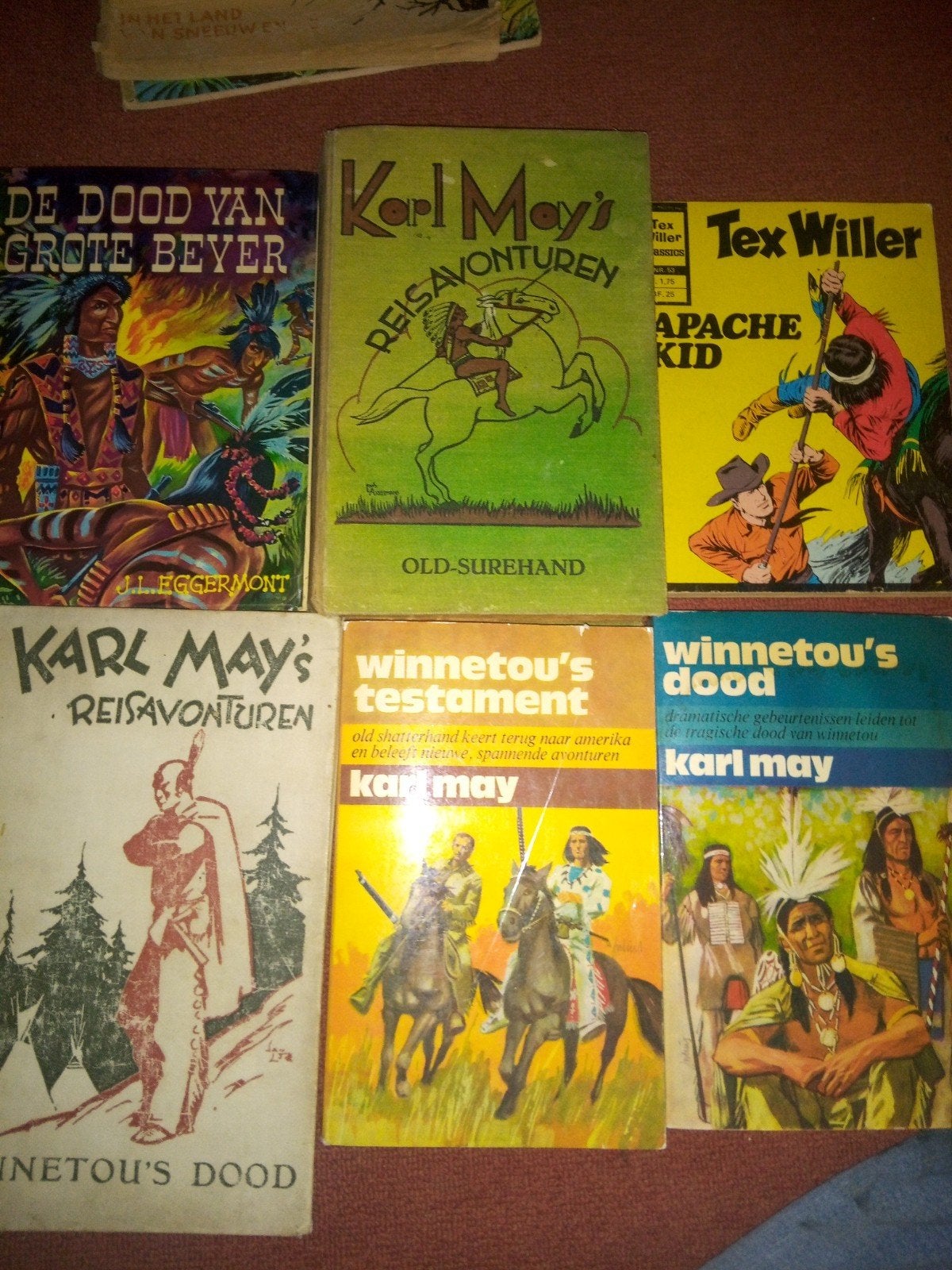 Karl May & Tex Willer Boeken - Avonturencollectie, Verzenden, Gelezen, Karl May