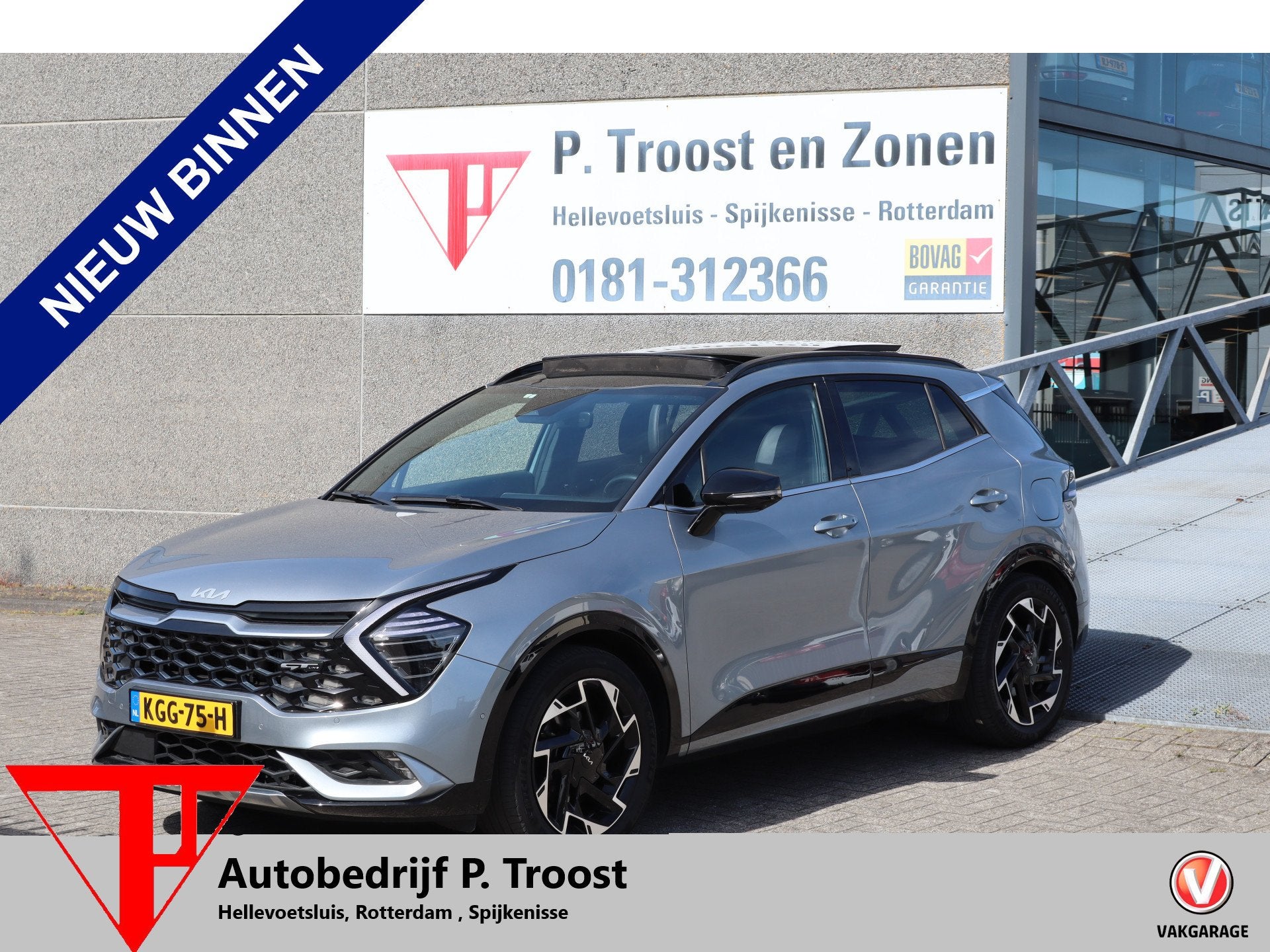 Kia Sportage 1.6 T-GDi Plug-in Hybrid AWD GT-PlusLine Dealer, Automaat, Gebruikt, 4 cilinders, Bedrijf