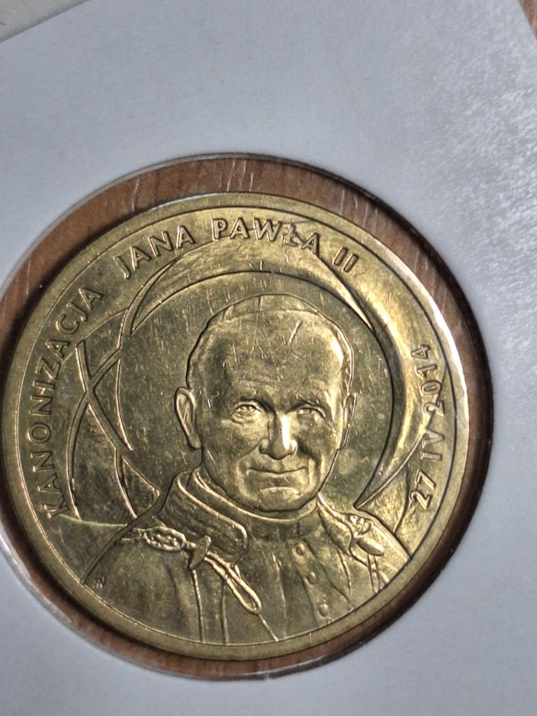 POLEN 2 zlote JOHANNES PAULUS cannonization (#133), Postzegels en Munten, Munten | Europa | Niet-Euromunten, Ophalen of Verzenden