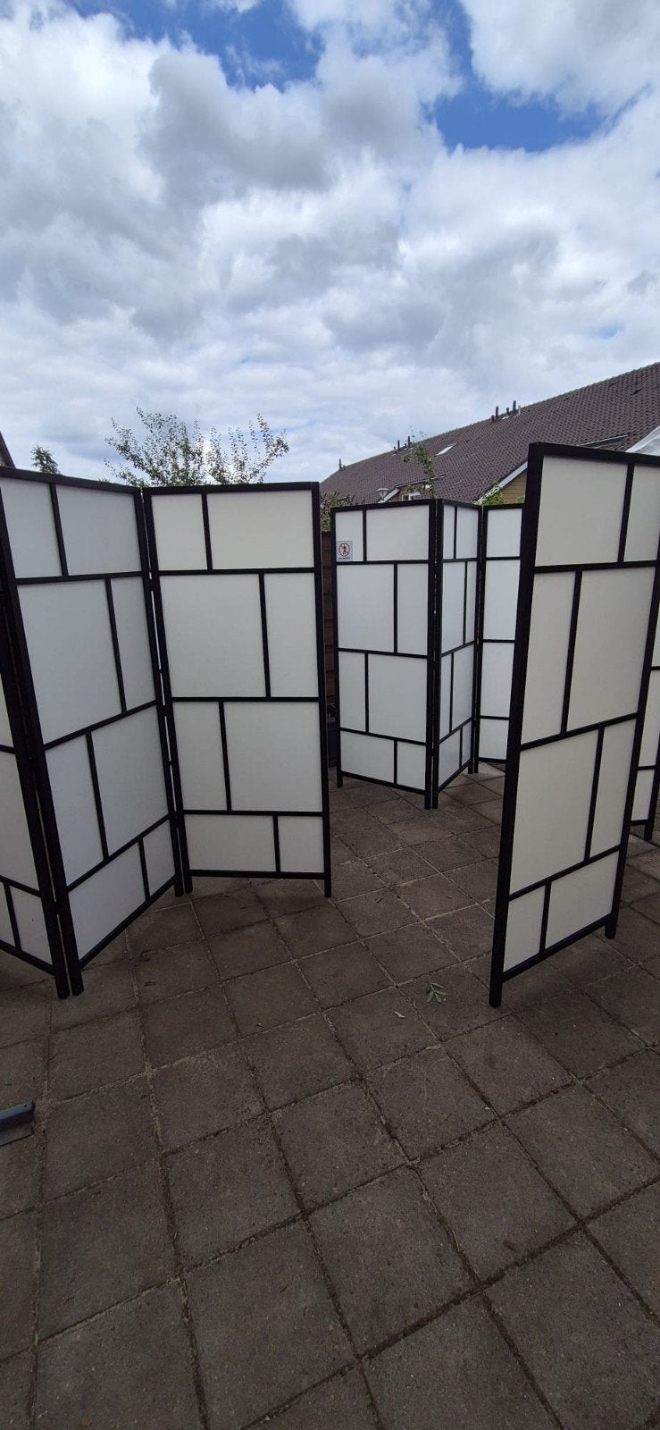 Japanse kamerschermen 4 stuks, Ophalen