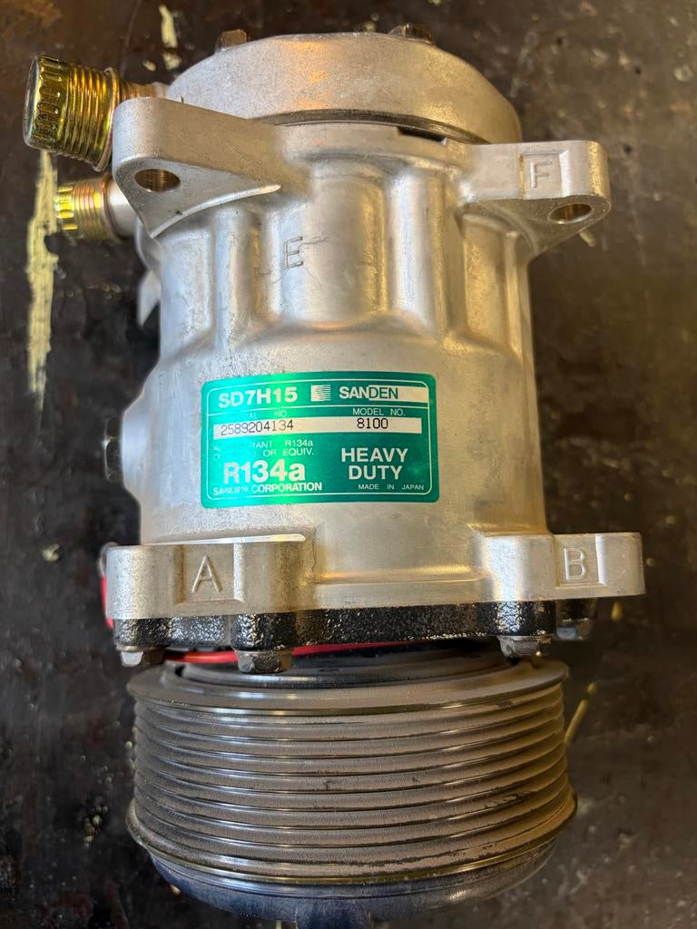 Sanden SD7H15 airco compressor R134a, Auto-onderdelen, Airco en Verwarming, Ophalen of Verzenden, Nieuw, Universele onderdelen