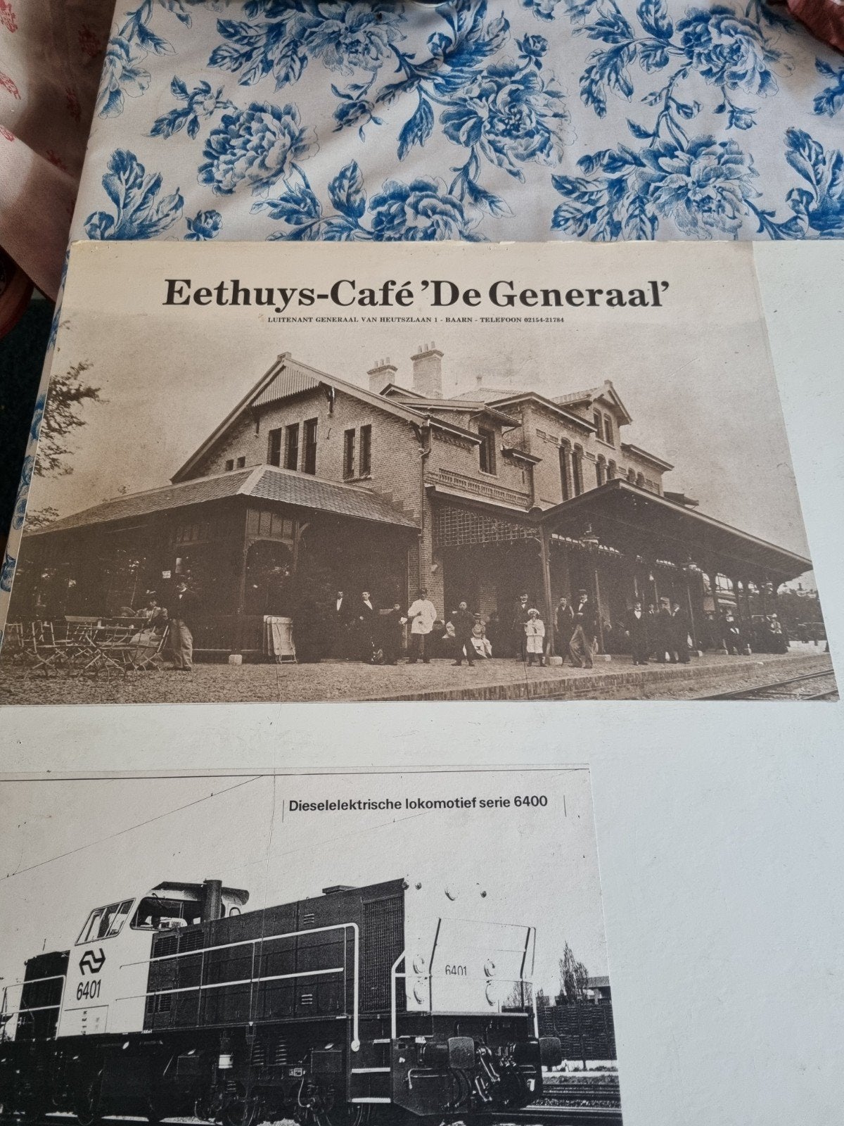 NederlandseSpoorwegen: Eethuys-Café 'De Generaal' & Diesel, Ophalen of Verzenden, Gebruikt, Trein, Kaart of Prent