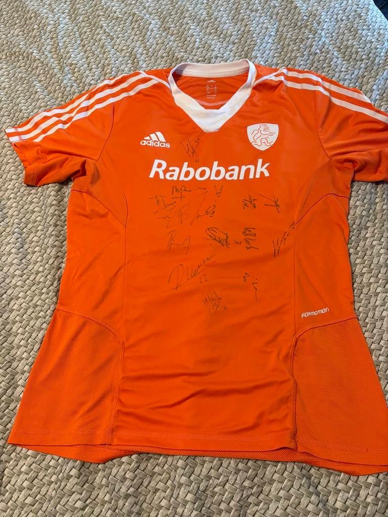 Gesigneerd Oranje Hockeyshirt (2020?), Ophalen, Gebruikt