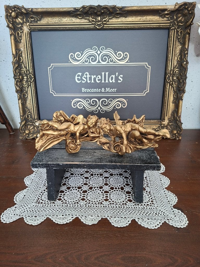 Decoratieve embrasses / Barokke Engeltjes, Gebruikt, Metaal, Ophalen of Verzenden, Overige typen