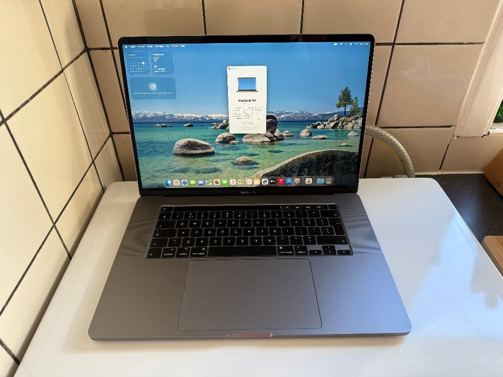 MacBook Pro 2019 Space Gray 16 inch, intel i9, 32gb, 1TB, MacBook Pro, 1 TB of meer, 2 tot 3 Ghz, Ophalen of Verzenden