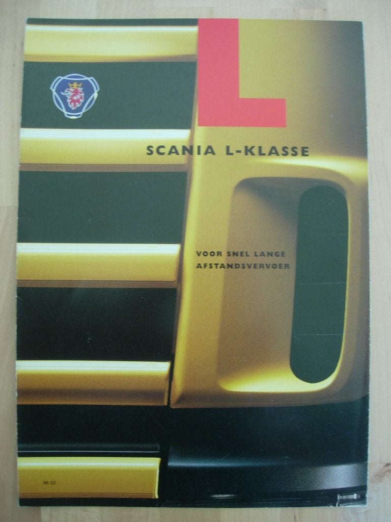 Scania 144L 124L 114L 94L Brochure 1996 – 144 124 114 94 L, Ophalen of Verzenden, Zo goed als nieuw, Overige merken, Scania