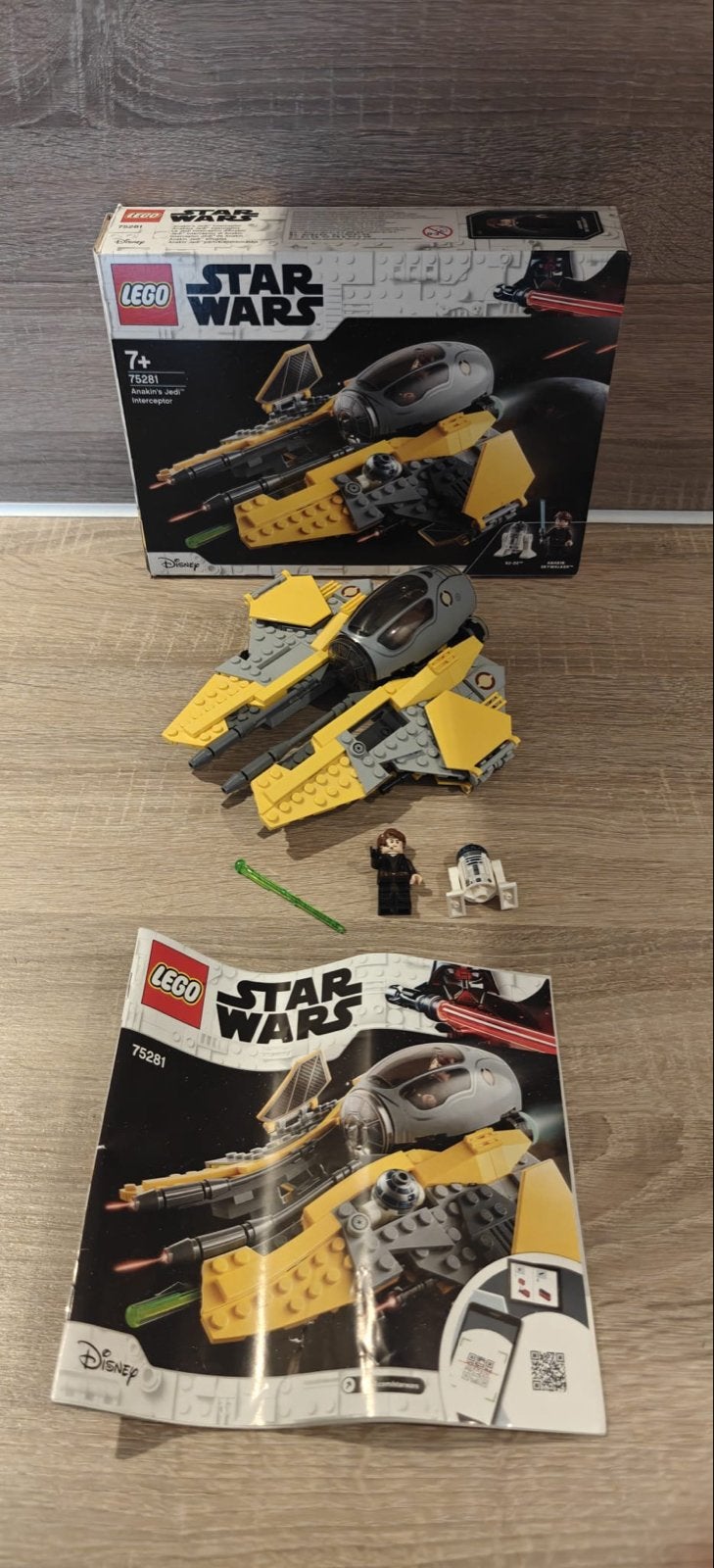 Lego Star Wars 75038 - Jedi Interceptor - Compleet, Star Wars, Lego, Ophalen of Verzenden, Zo goed als nieuw