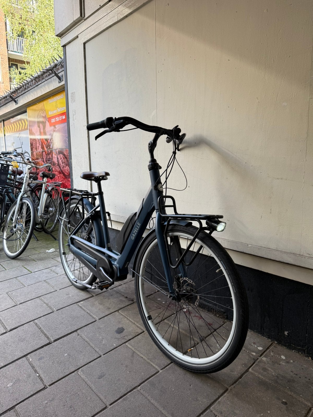 Gazelle bloom elektrisch moederfiets 53cm, 53 tot 56 cm, Ophalen, Zo goed als nieuw, Gazelle
