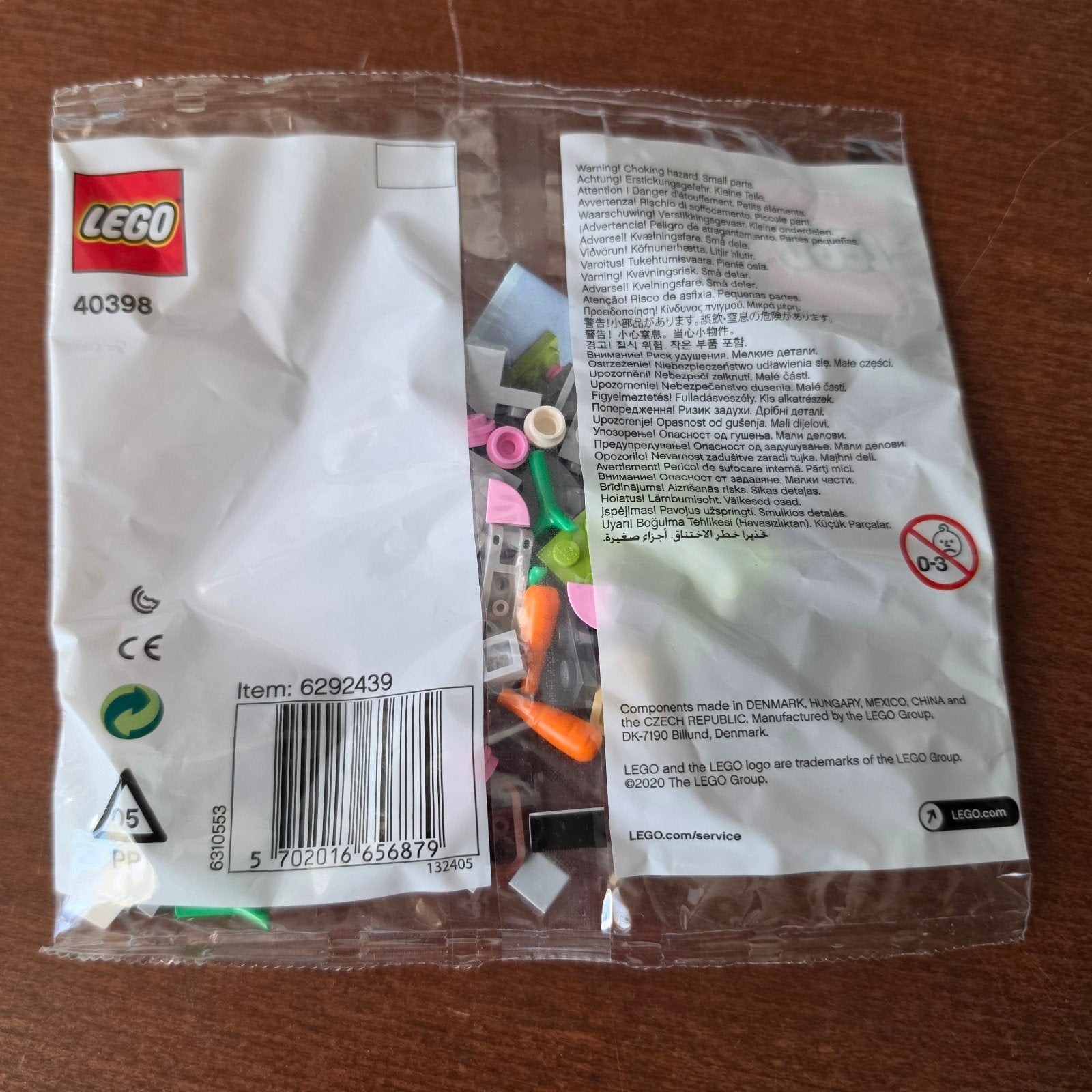 Lego Polybag 40398 Paas Konijn - Nieuw en Ongeopend, Overige thema's, Lego, Nieuw, Ophalen of Verzenden