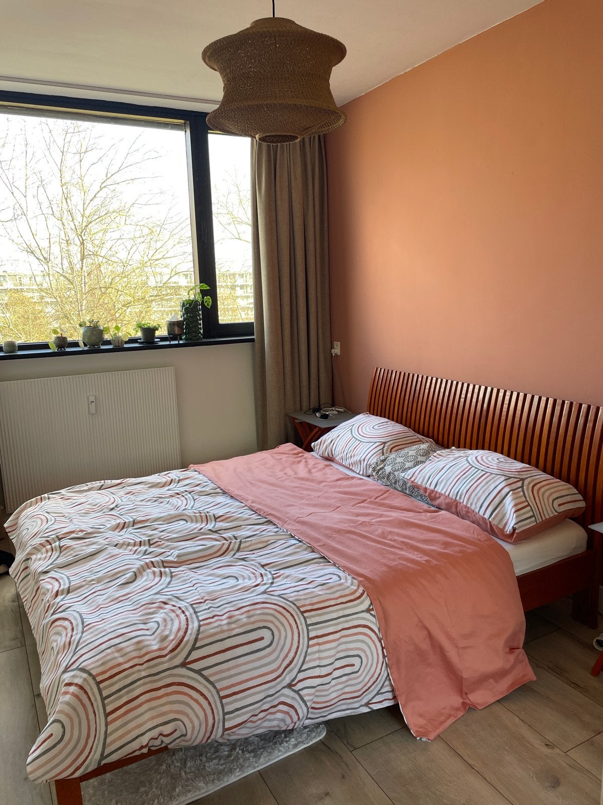 IKEA Ekenberg complete set 140 x 200 cm, Wit, Tweepersoons, Zo goed als nieuw, 200 cm