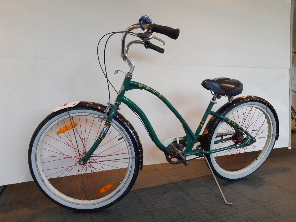 26 inch Elektra Cruiser met 3 versnellingen., Ophalen, Terugtraprem, Gebruikt, Staal