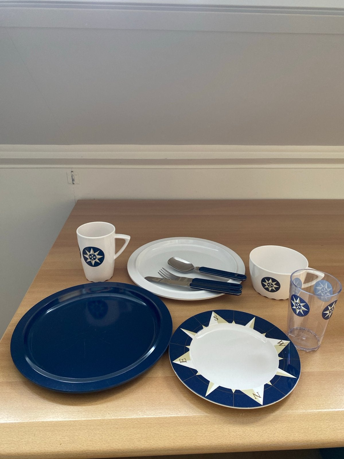 Mepal Rosti Campingservies Kompas Roer Melamine, Caravans en Kamperen, Kampeeraccessoires, Ophalen, Gebruikt