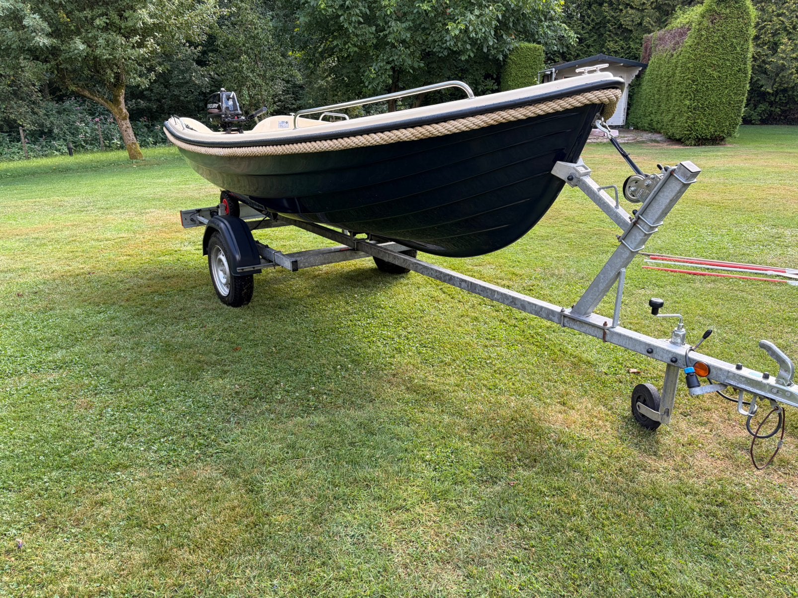 Mooie Wiedesloep 430 met 6 pk Mercury, Overige typen, 4 m, 6 pk, Zo goed als nieuw