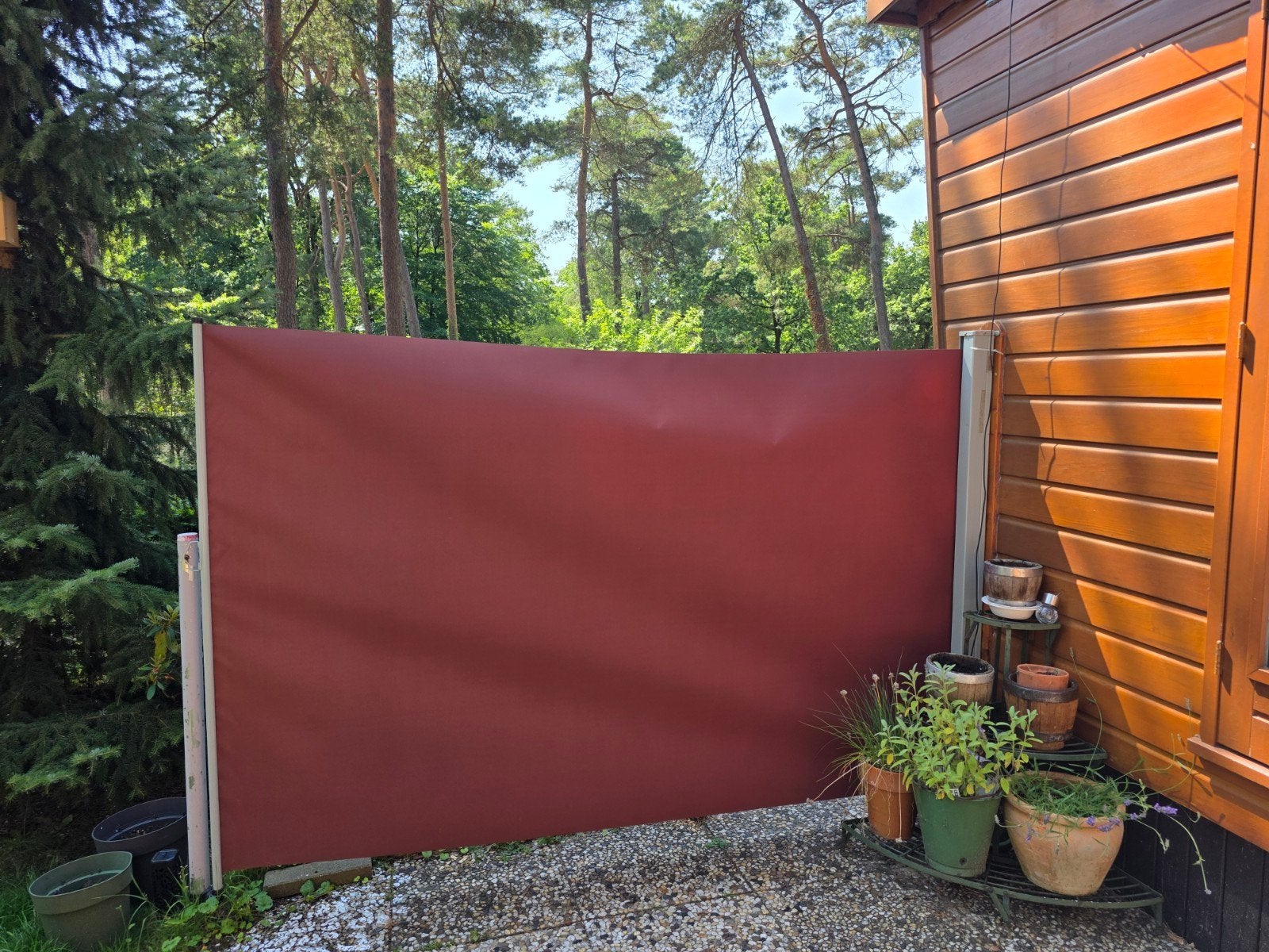 Zijluifel/ windscherm voor privacy en zonwering 160cm/300cm, Ophalen, Gebruikt, 150 tot 300 cm, 250 cm tot 450 cm