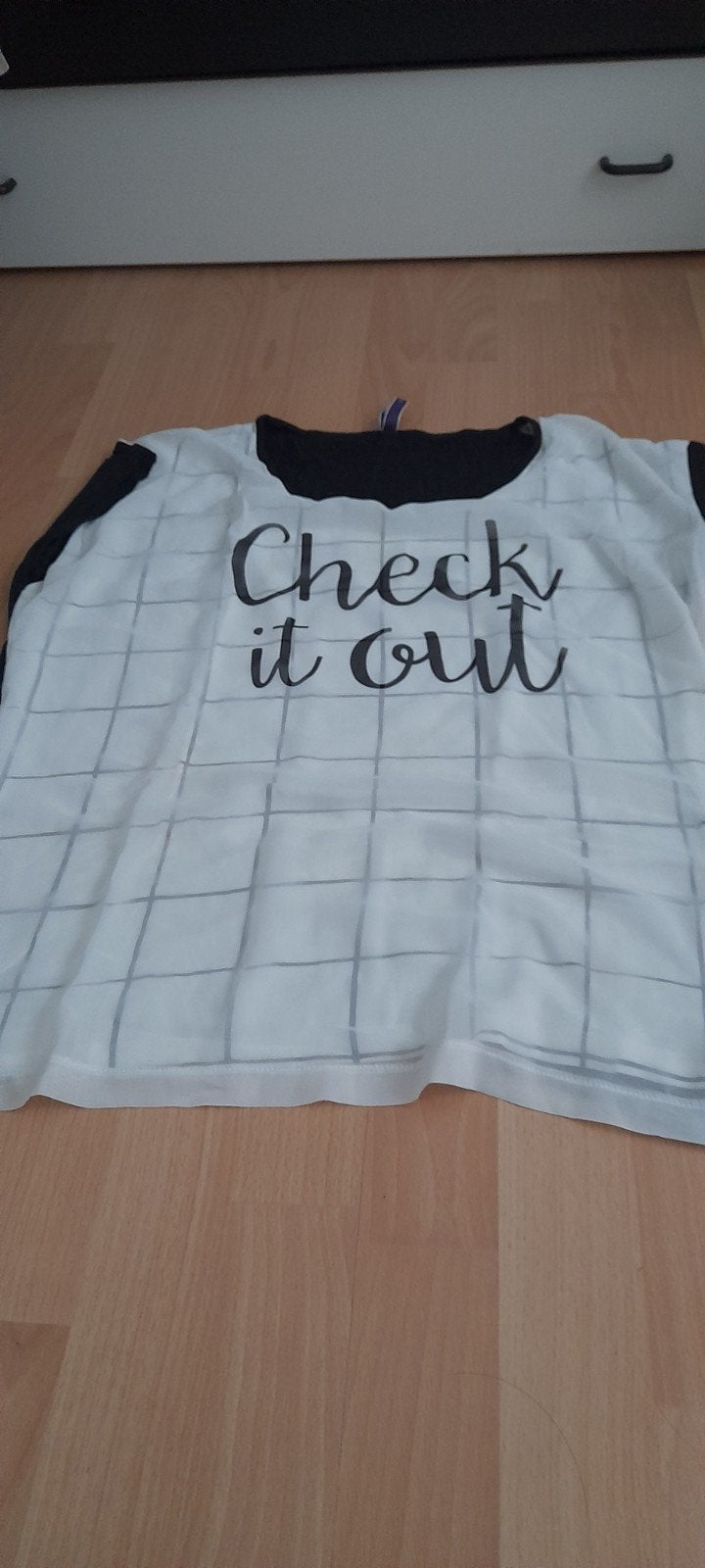 Bijna gratis Miss Etam Dames T-shirt maat XL zwart wit, Meerkleurig, Maat 46/48 (XL) of groter, Ophalen of Verzenden, Korte mouw
