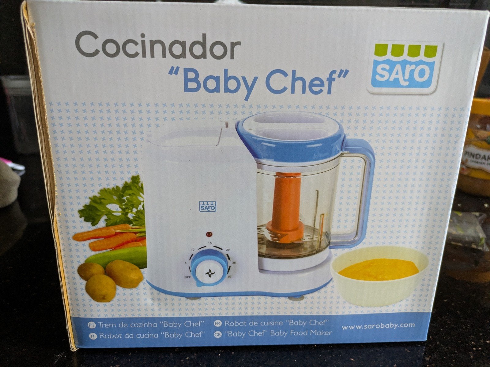 Ongebruikte Saro Baby Chef babyvoedingmachine, Ophalen, Zo goed als nieuw, Babyvoedingmaker, Overige merken