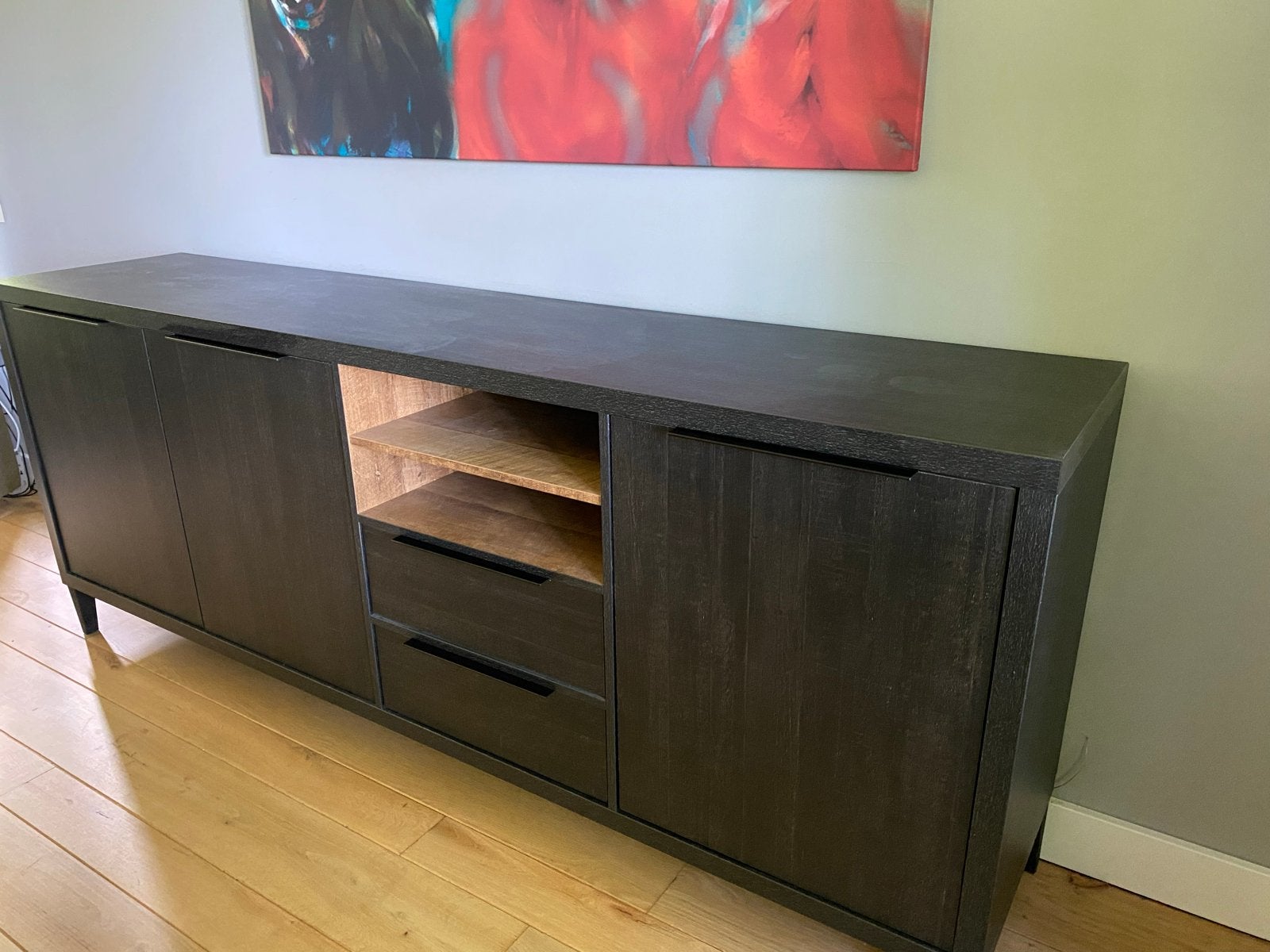 Lage kast, Ophalen, Gebruikt, 150 tot 200 cm, Met lade(s)