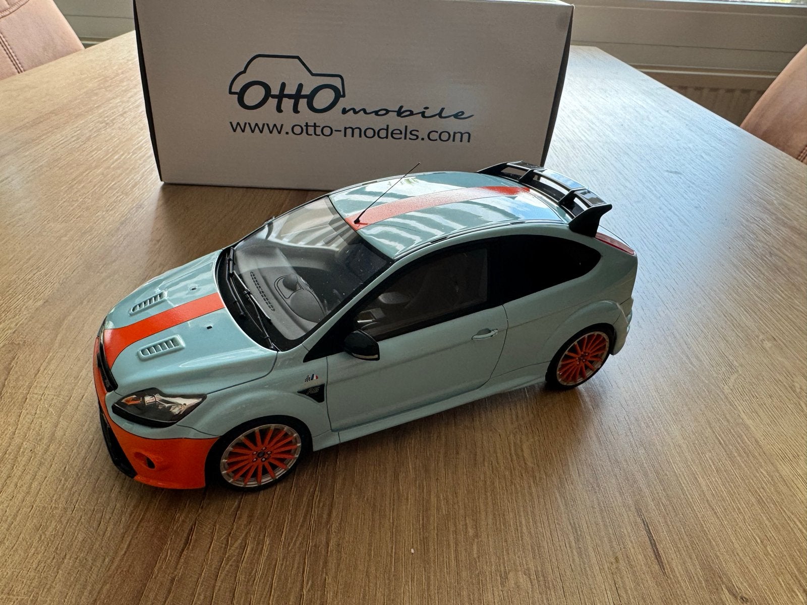 Otto Mobile Ford Focus RS MK2 1:18 Modelauto, Ophalen of Verzenden, Zo goed als nieuw, Auto, Overige merken