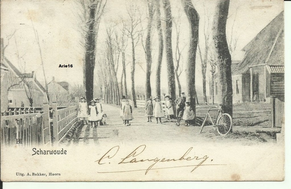 Scharwoude, Verzenden, Voor 1920, Gelopen, Noord-Holland