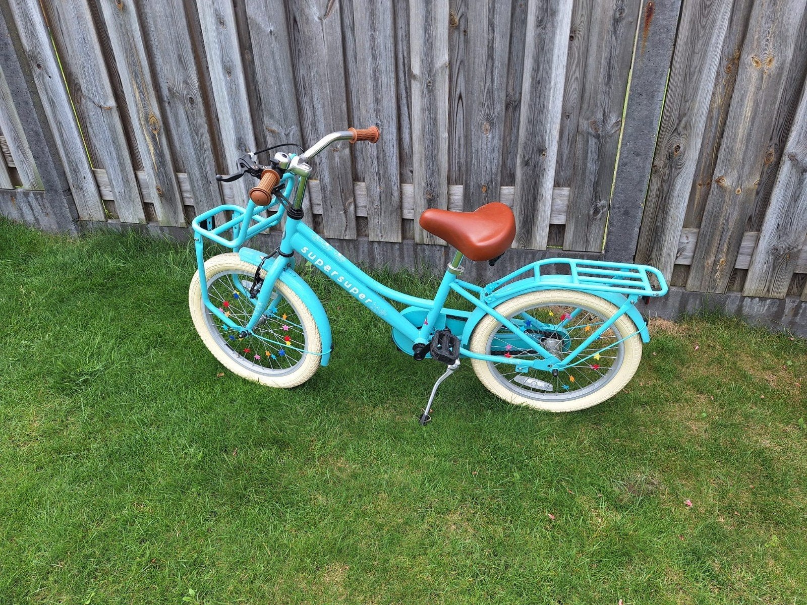 18 inch kinderfiets, Ophalen, Zijwieltjes, 16 tot 20 inch, SuperSuper Cooper