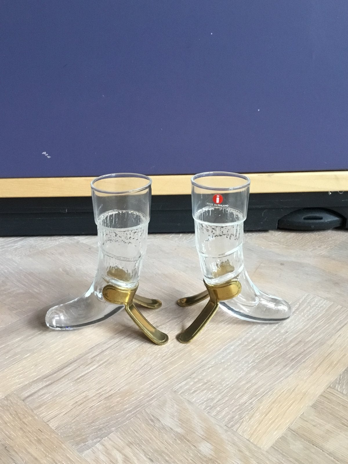 IITTALA Haraldshorn shotglas Fins vintage (per stuk), Verzamelen, Glas en Borrelglaasjes, Ophalen of Verzenden, Zo goed als nieuw