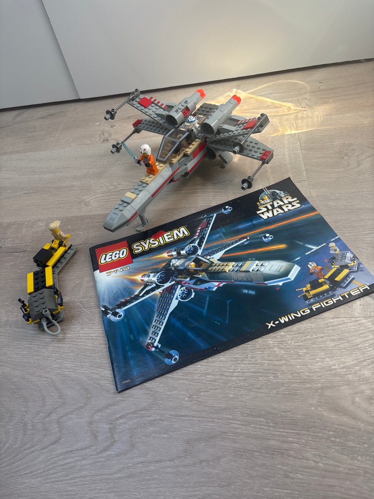 LEGO Star Wars X-Wing Fighter 7140 met handleiding, Ophalen, Compleet, Gebruikt, Star Wars