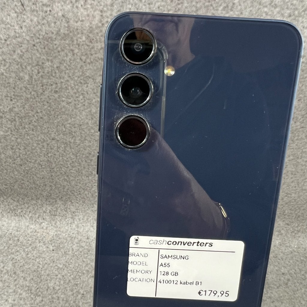 Samsung Galaxy A55 | 128GB | kabel | 410012, Gebruikt, Blauw, Touchscreen, Ophalen of Verzenden