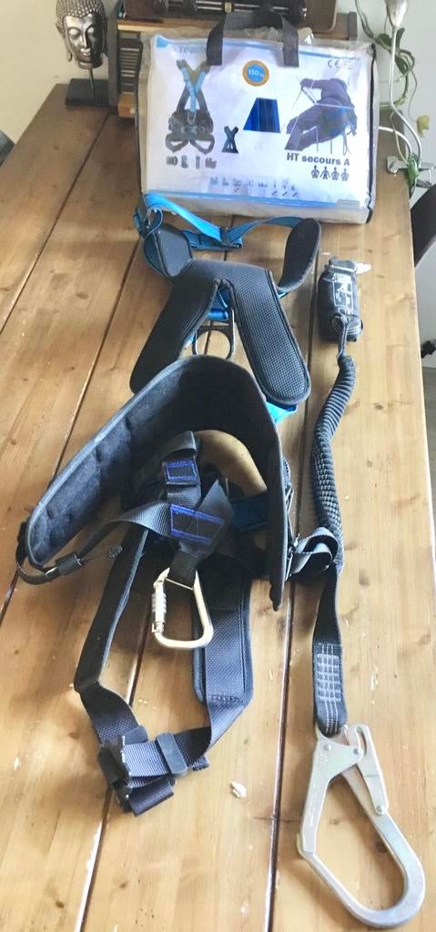 TRACTEL M A XP KLIM/VEILIGHEIDS HARNAS HT SECOURS A +VALLIJN, Ophalen of Verzenden, Gebruikt