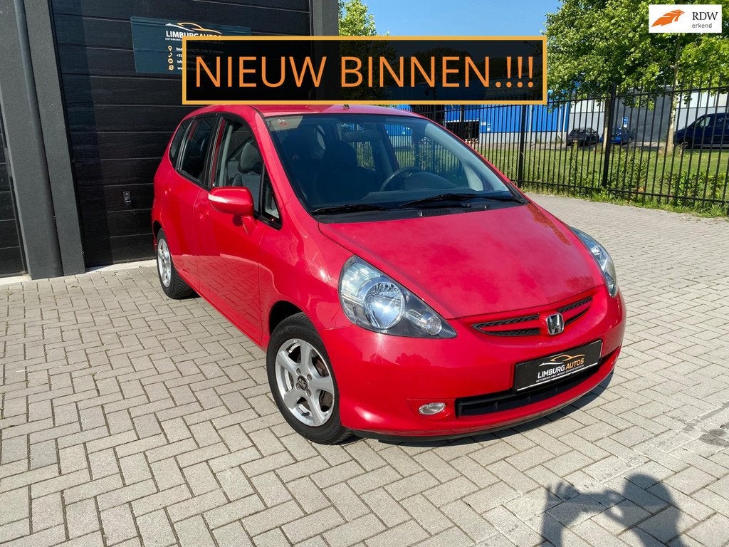 Honda Jazz 1.4 Style Digitale Airco Elek Ramen, Auto's, Honda, Voorwielaandrijving, 83 pk, Stof, Gebruikt