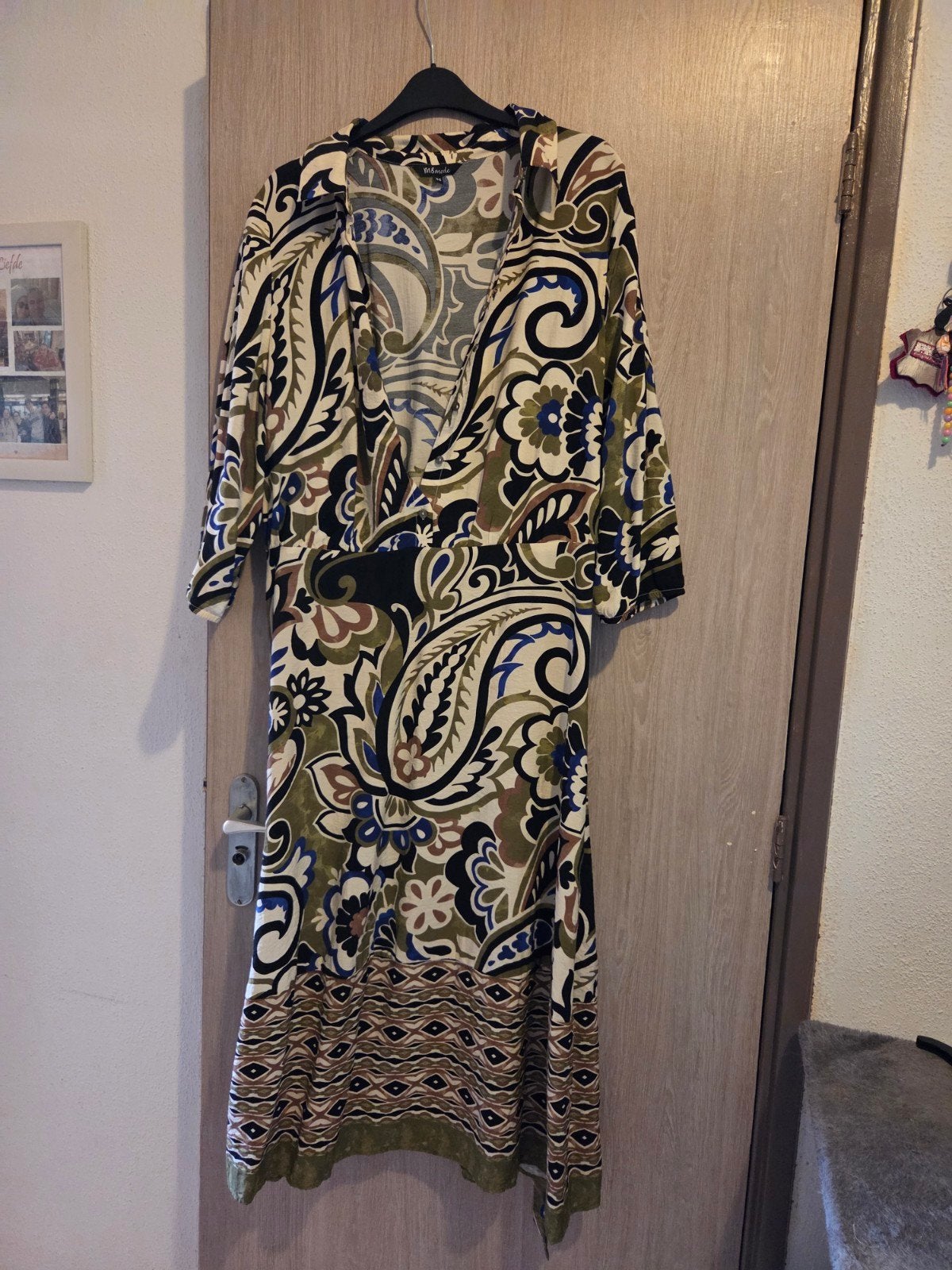 MS Mode Jurk Maat 48 - Kleurrijk Paisley Patroon, Ophalen of Verzenden, Zo goed als nieuw, Maat 46/48 (XL) of groter