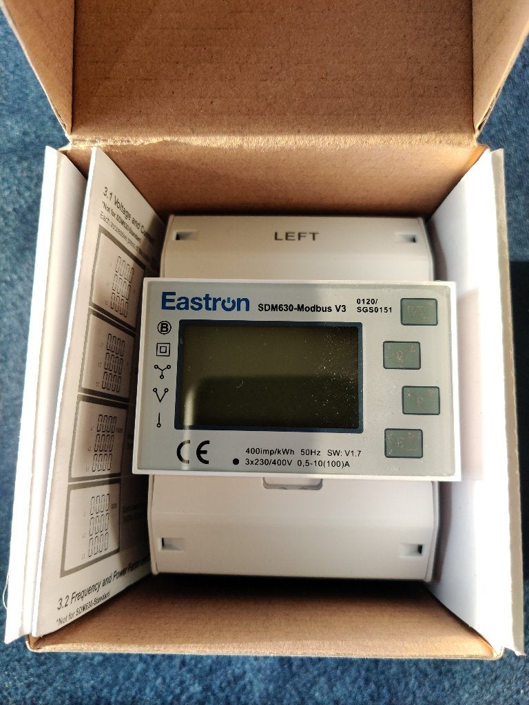 Eastron SDM630 Modbus V3 NIEUW (0 op de teller!), Ophalen of Verzenden, Nieuw