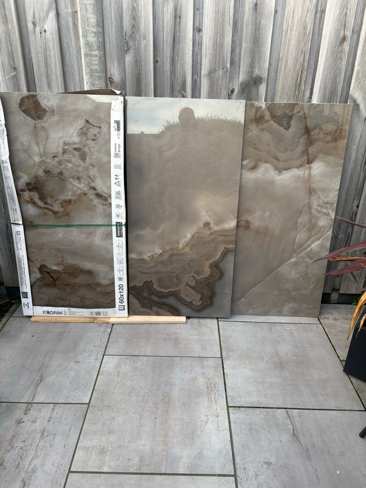 Douglas Jones Magnum Vloertegels Choco Glans 120x60cm, Ophalen, 60 cm of meer, Keramiek, Nieuw