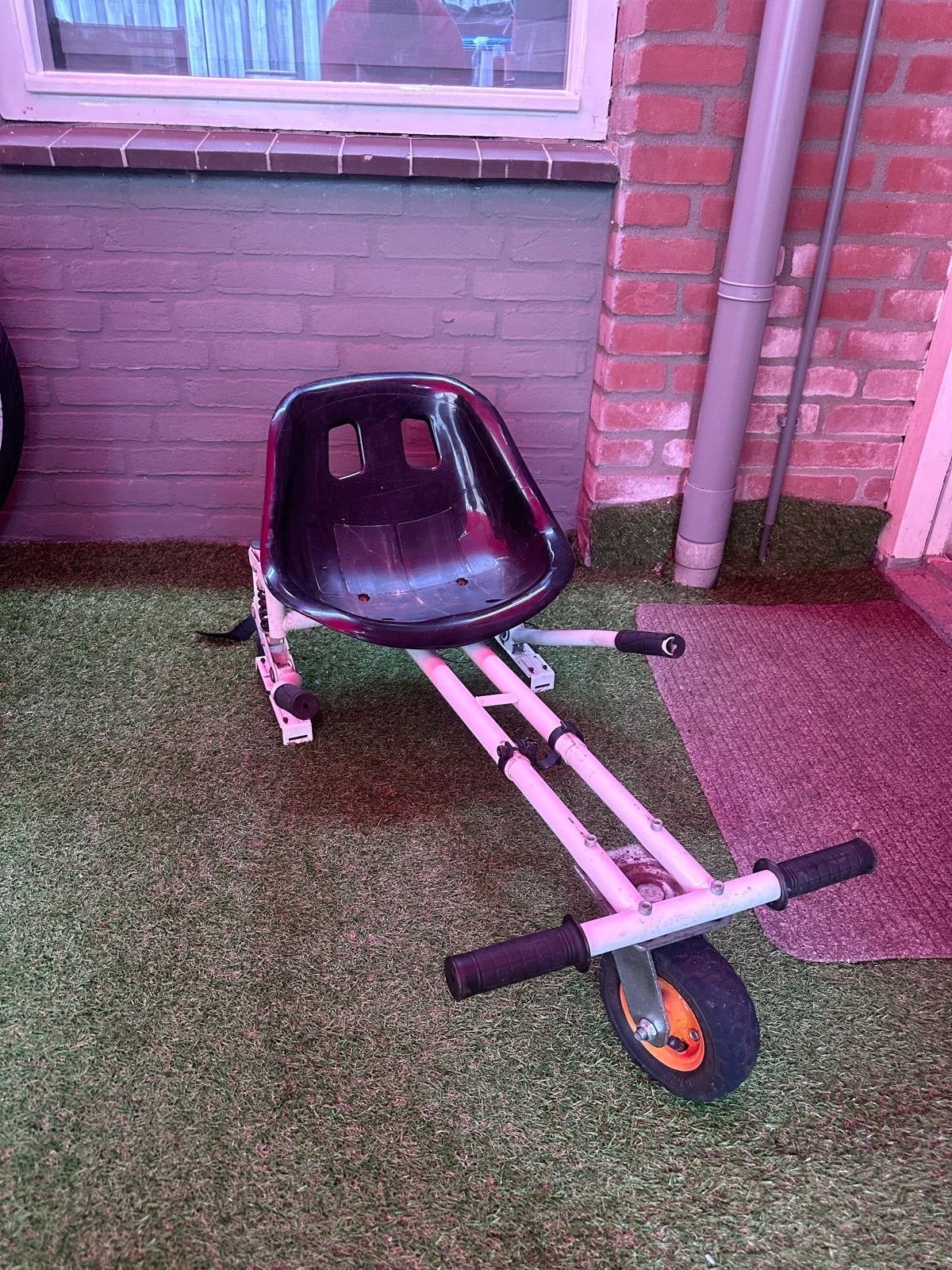 Hoverboard Kart Zitje - Wit/Zwart, Ophalen of Verzenden, Gebruikt, Overige typen