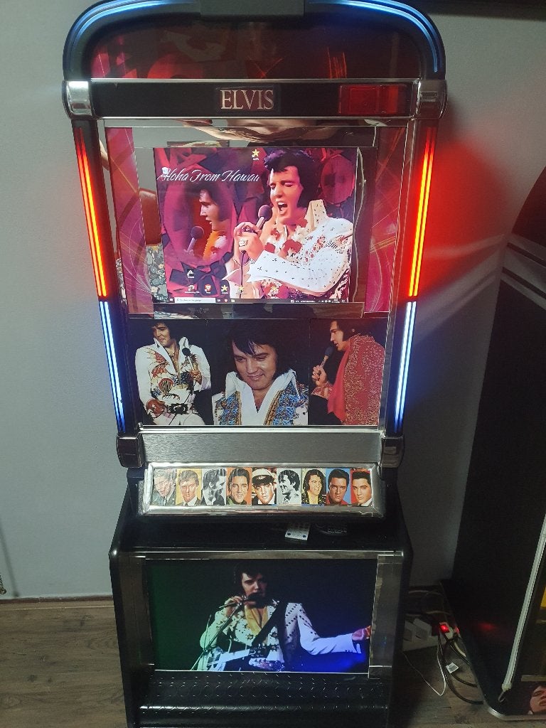 ELVIS PRESLEY jukebox Digitaal-Bluetooth-USB MOET WEG, Ophalen, Zo goed als nieuw, 1970 tot heden, Overige merken