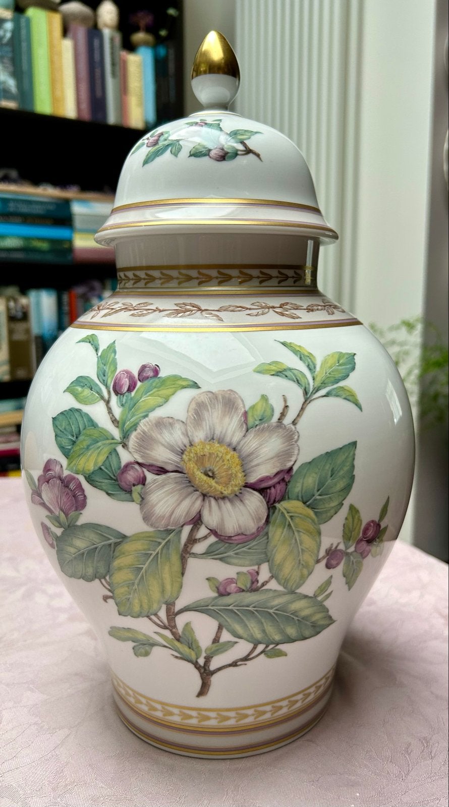 Kaiser Porseleinen dekselpot, gemberpot, dekselvaas, Ophalen of Verzenden