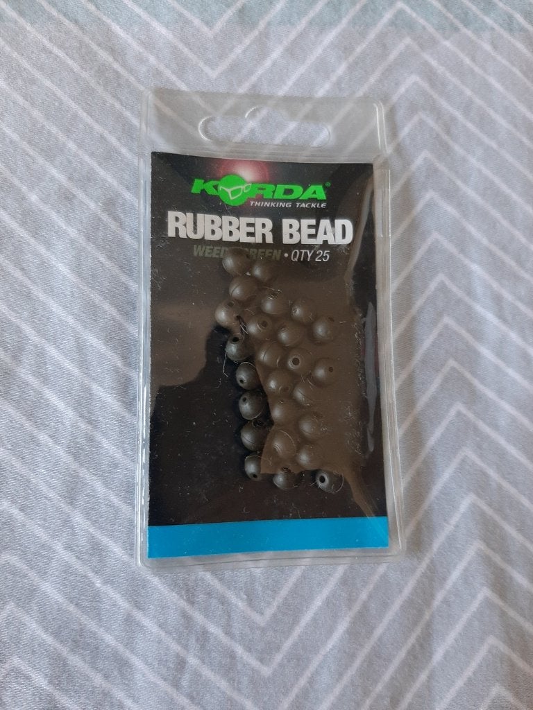 Korda, Rubber beads, Weed green, Verzenden, Nieuw, Overige typen