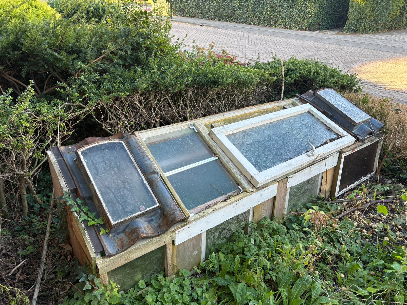 Tuinkas, Tuin en Terras, Ophalen, Glas, Zo goed als nieuw, Aluminium