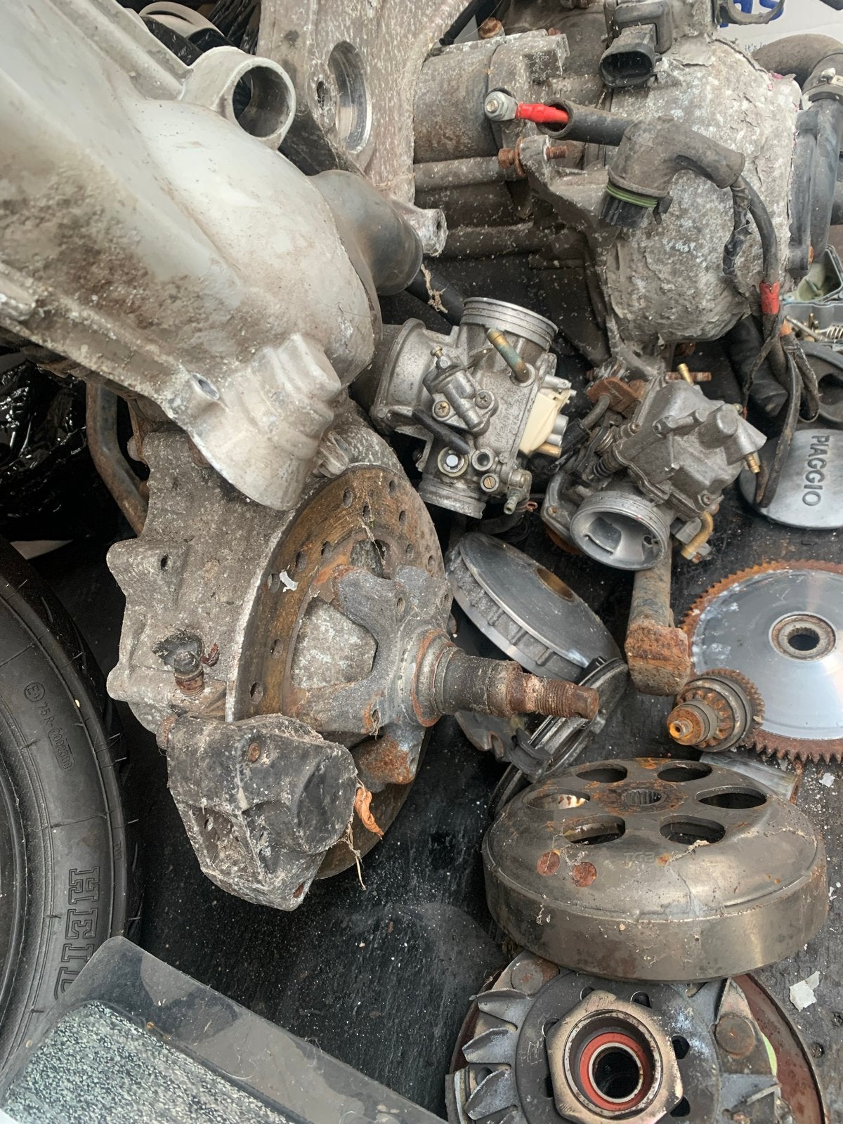 Piaggio Hexagon 125 GTX Leader blok 125cc 4T4V onderdelen, Ophalen of Verzenden, Gebruikt, Blok