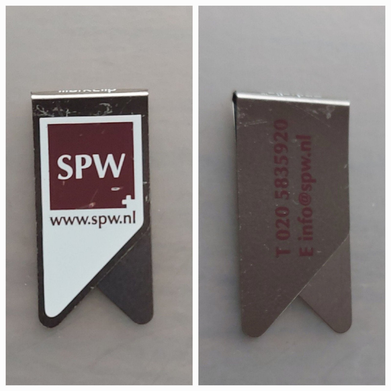 markclip paperclip, Verzamelen, Ophalen of Verzenden, Zo goed als nieuw, Gebruiksvoorwerp