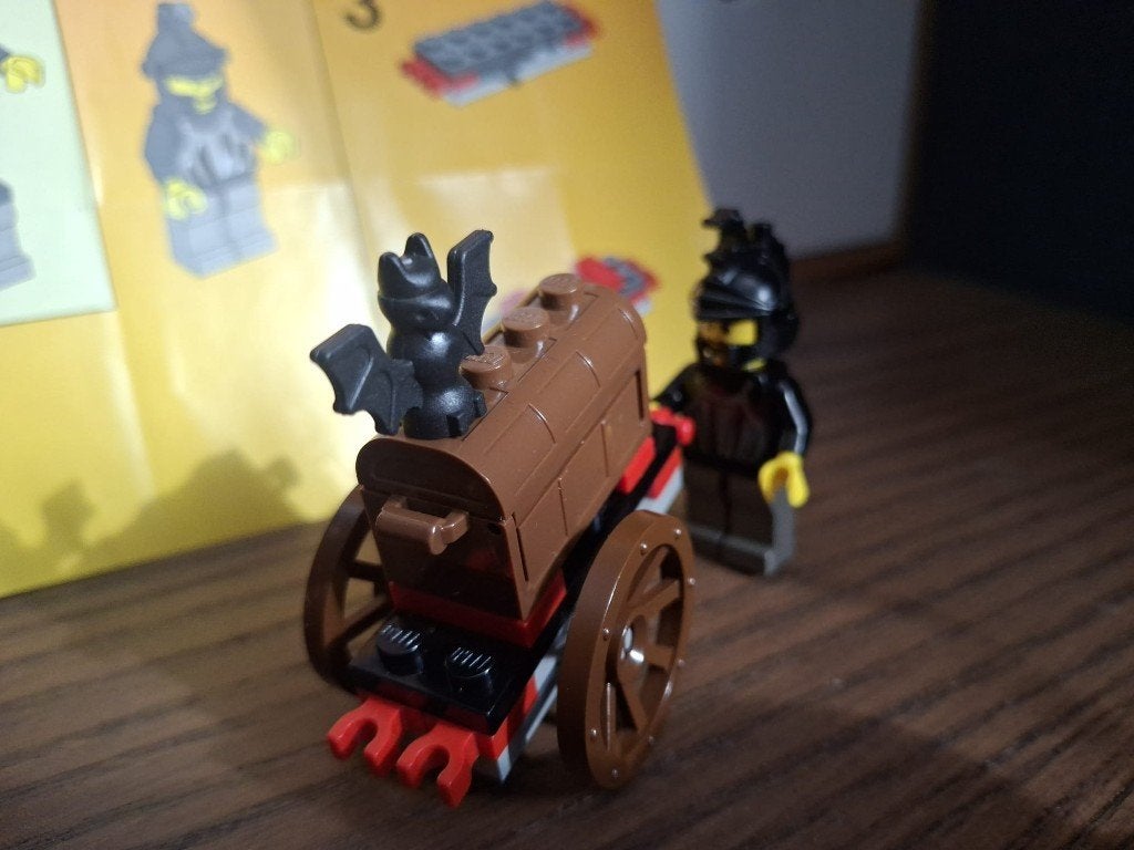 LEGO 6028 Treasure Cart – compleet met boekje, Lego, Ophalen of Verzenden, Castle, Complete set