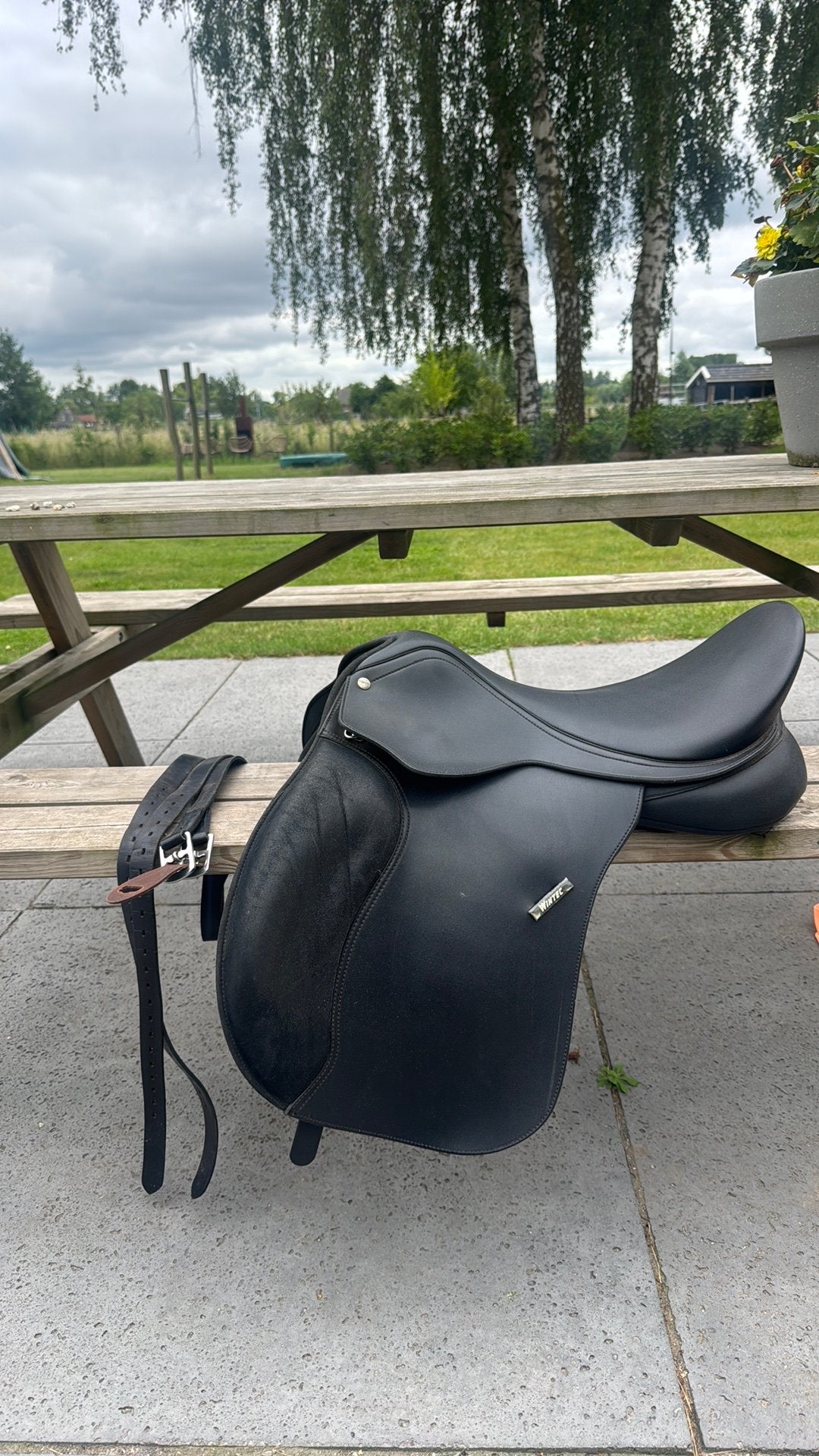 Veelzijdigheidszadel Wintec 500 17,5 inch, Dieren en Toebehoren, Paarden en Pony's | Zadels, Ophalen, Gebruikt, Recreatie